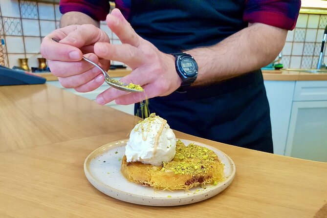 Athens Street Food Walk - Monastiraki Baklava-Style Sweets with Ice Cream