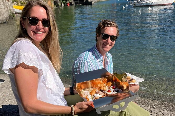 BELLAGIO FOOD TOUR + Villa Melzi - Loppia and the Lucie fishing boats: a quick photo hit