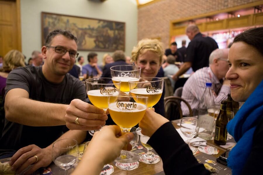 Brussels: Belgian Beer Tasting Tour - A la Bécasse: where a traditional beer hall energy does the work for you