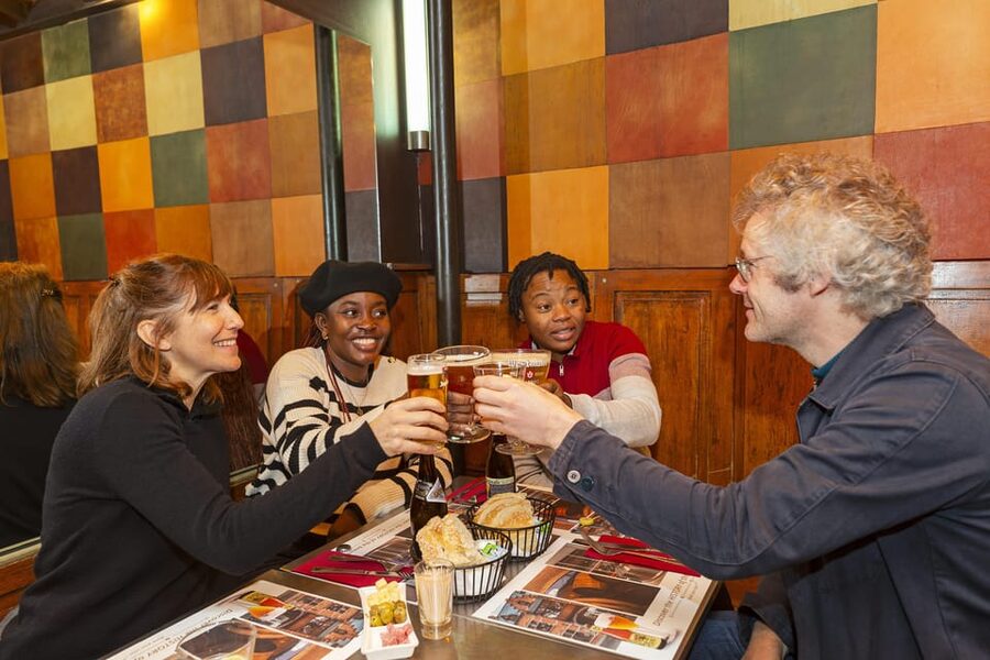 Brussels Food Tour: Main Dish, Beer, Waffle & Chocolate - Marolles Street Life and the First Taste Setup