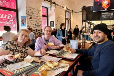 Budapest Street Food Tour with Local Snacks, Dessert and Beer - Langos + beer: the first stop that sets the mood