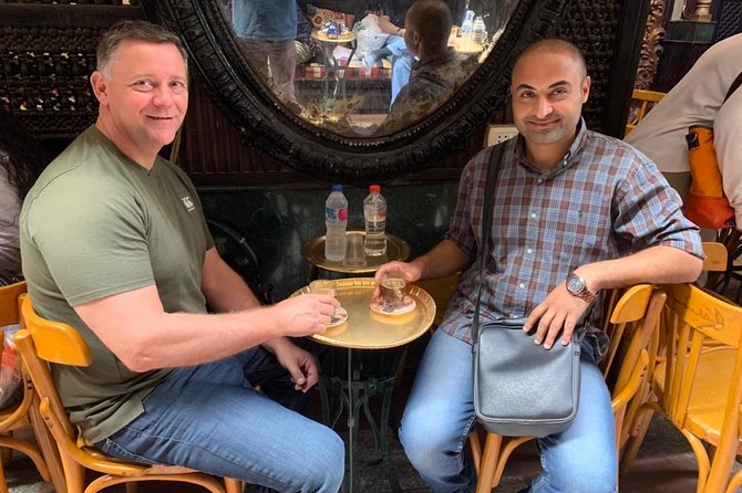 Cairo Food Tour- Shwarma, Falafel, Egyptian Koshare... - Egyptian tea, coffee, and hibiscus juice breaks