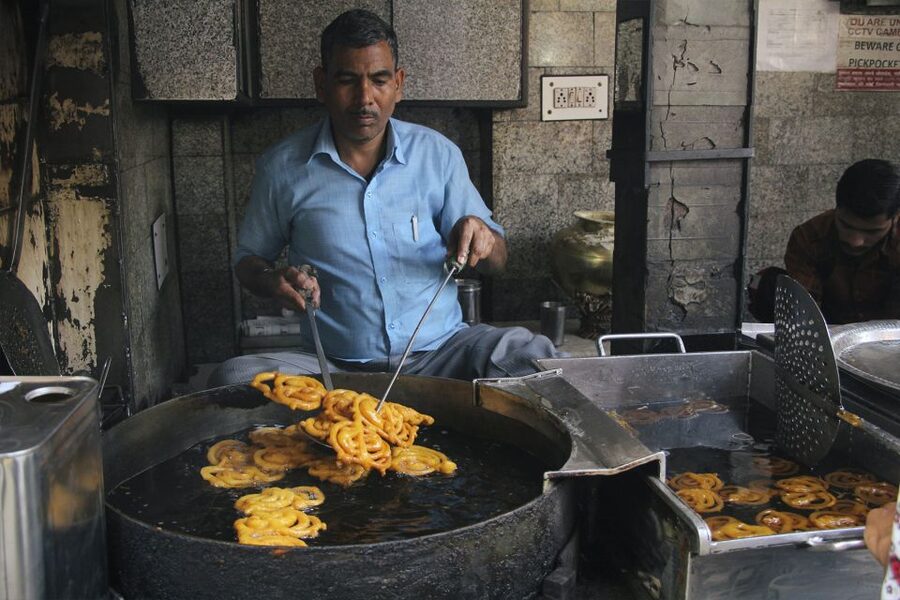 Delhi: Old Delhi Street Food Tour with Rickshaw Ride - Matia Mahal Fried Chicken Option for Meat Eaters