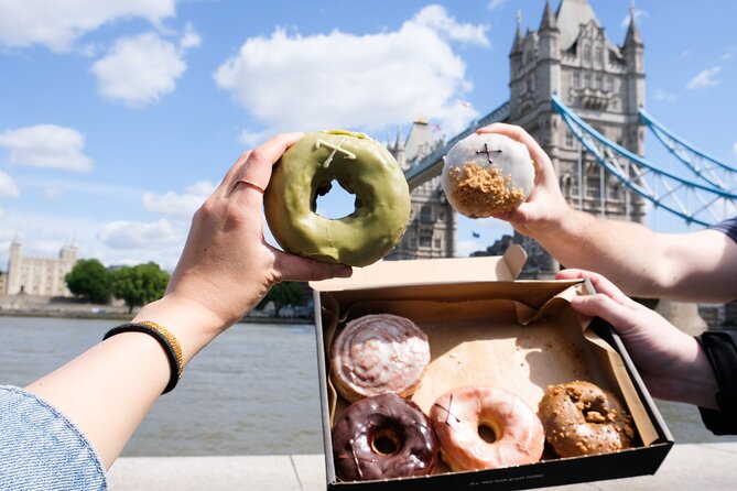 Delicious Doughnuts & Tea: Small-Group Borough Market Experience - Stop 4: Crosstown London Bridge food truck—donuts, coffee, and Tower Bridge