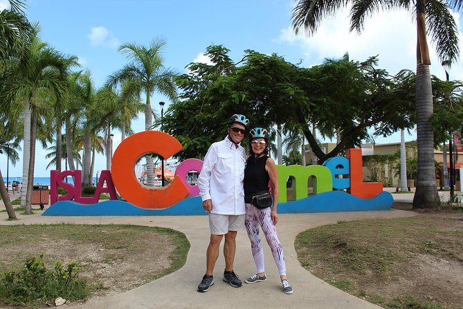 E-Bike City Tour though Cozumel & Taco Tasting Tour - The route stop by stop: churches, parks, and the WWII nod