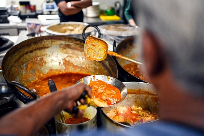 East London Indian Private Food Tour with 8+ Food Tastings - What you eat: curries, naan, lassi, tandoori, sweets, and a secret dish