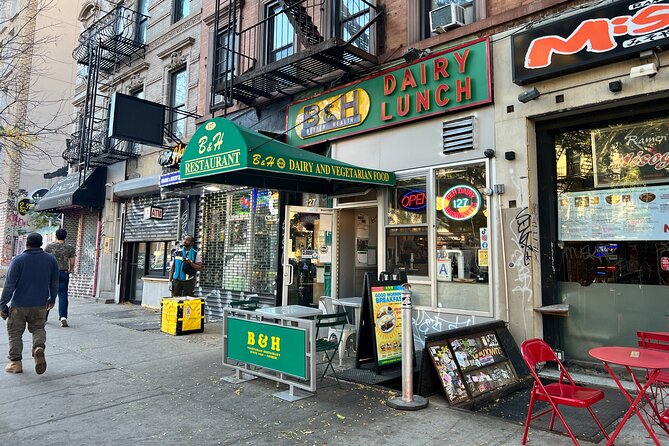 East Village Noho Food Tour - Egg creams at B&H Dairy and pizza at Ray’s: the classic bites that land