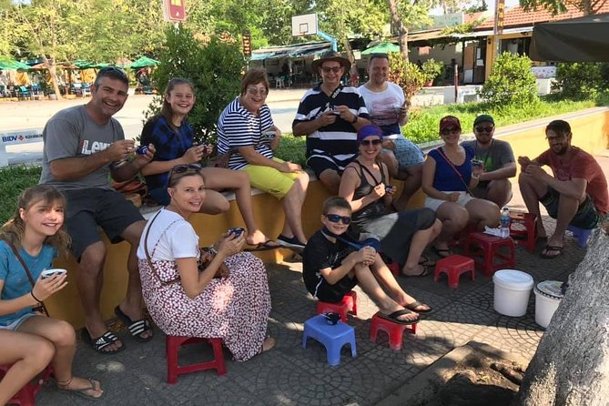 Evening Walking Food Tour, folk game and lantern boat - Bingo, Dap Nieu, and Other Folk Fun Between Bites