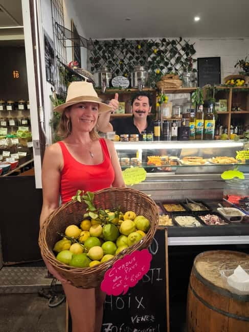 Exclusive Food Tour in Menton -3 hours- small group - Savory Table in the Market Hall: Pichade, Barbajuan, and Truffle Oil