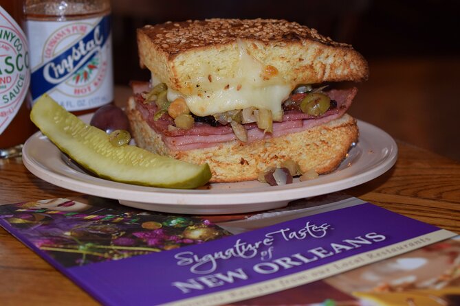 French Quarter walking Food Tour: Signature Tastes of New Orleans - Stops on Bourbon Street and the St. Louis Cathedral moment