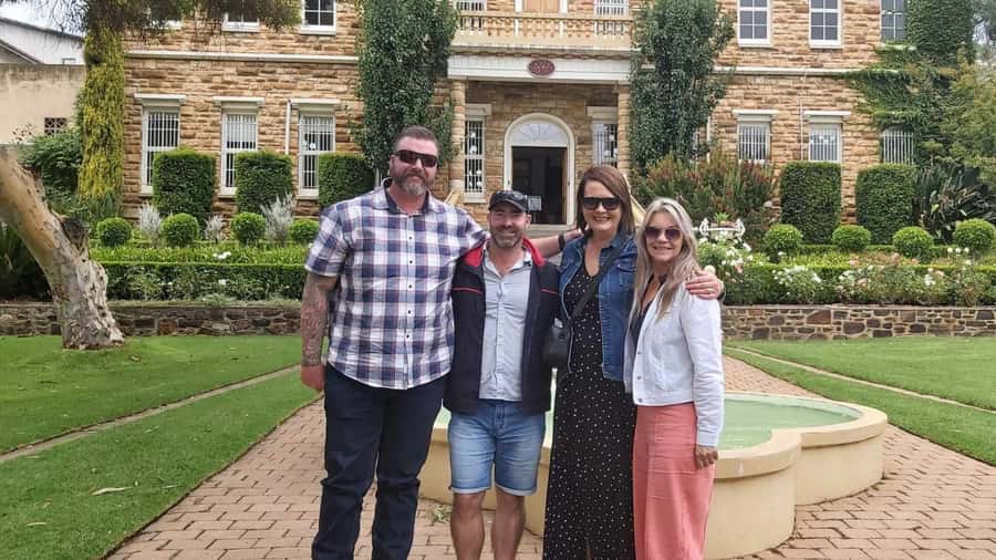 From Adelaide: Barossa Valley Tour, 4 Wineries, & Lunch - Chateau Dorrien: a boutique-feeling tasting block