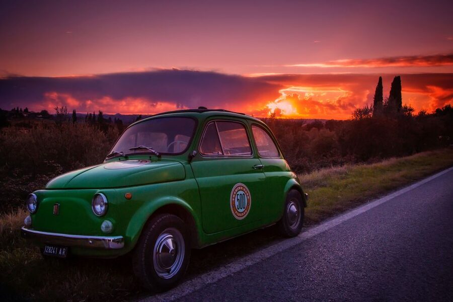 From Florence: Sunset Wine Tasting Tour in Vintage Car - Chianti Hills driving: views, villas, and sunset photo stops