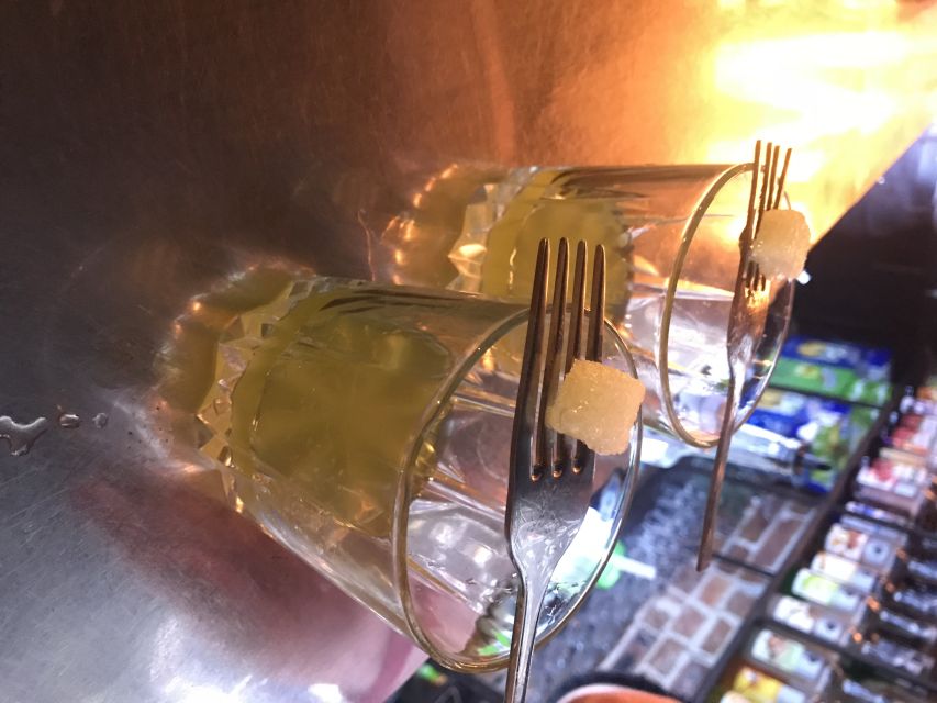 Gdansk: Daily Vodka Tasting Tour - A flaming absinthe shot changes the tone