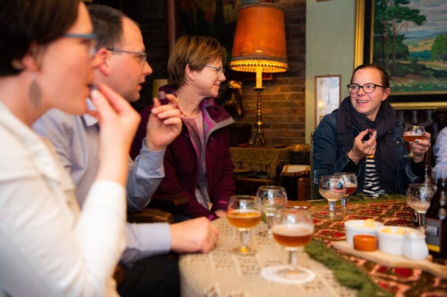 Ghent: Brewery visit + Beer Tasting tour with a Young Local - Stop 5: The quiet finale with Tripel, sweets, and the big quiz