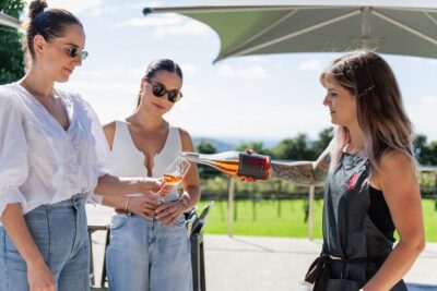 Hinterland Cheese & Wine Tasting Tour - with 2 course lunch included - Flame Hill Vineyard: private wine tasting with a cheese platter