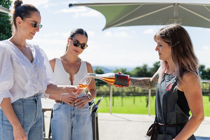 Hinterland Cheese & Wine Tasting Tour - with 2 course lunch included - Flame Hill Vineyard: private wine tasting with a cheese platter