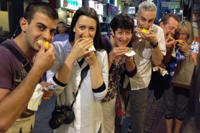 Hong Kong Food Tour: Central and Sheung Wan Districts - The Central escalator stop: the longest outdoor covered escalator moment