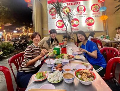 Hue: Night Street Food Tour by Cyclo with a Local Guide - Nem Lui and banh khoai: the flavor contrasts that make Hue fun