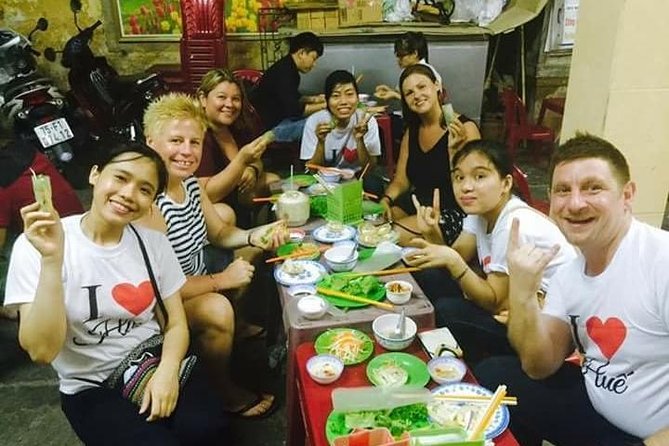Hue Street Food Tour At Night By Scooter - Hue Noodle Soup Time (Including Duck Blood If You Want It)