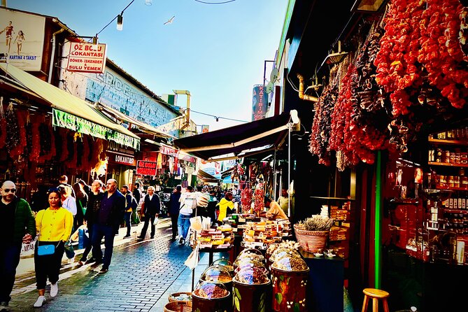 Istanbul Guided Street Food Tour Around European and Asian Sides - Karaköy Back Streets and Dessert Finale: Fish Wrap to Künefe