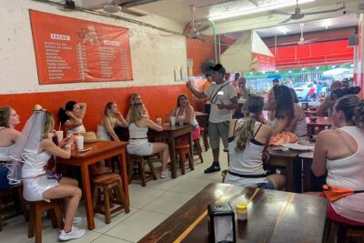 local walking food tour Inlakech Playa del Carmen - Meeting at ADO Terminal Turística and what the neighborhood walk gives you