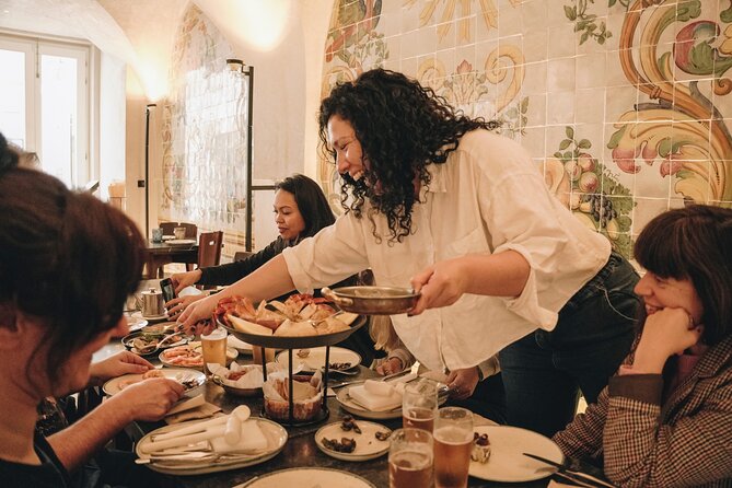 LX Food Stories: One Bite, One Story at a Time - Lisbon Food Tour - Pastel de bacalhau + Vinho Verde: cod cake with a bright Portuguese pairing
