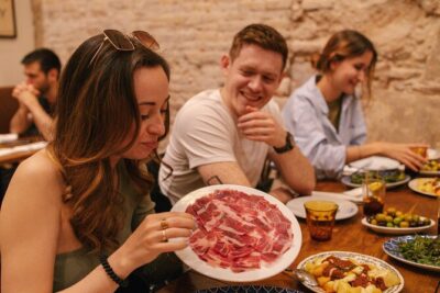 Madrid Food Walking Tour with Tapas and Vermouth - Calle de Toledo: squid-ink bocadillo and Abuelo’s sweet wine
