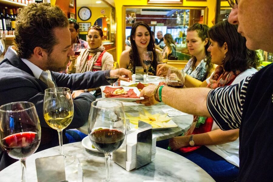 Madrid: Tapas & Wine Tasting Tour with Local Guide - The Literary Quarter Loop (Las Letras): Three Stops, One Local Style