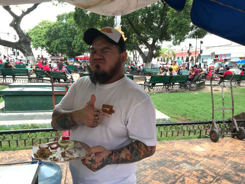 Mérida: 3-Hour Walking Food Tour - Inside the main food market: salbutes, tamales, and fruit