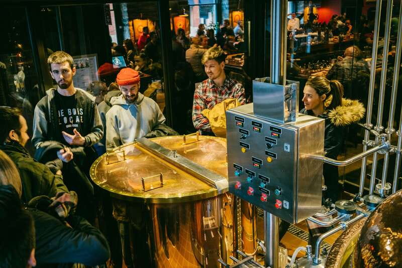 Montreal Old Port: Craft Brewery and Beer Tasting Tour - BreWskey Taproom at the start: samplers, snacks, and beer talk on your feet