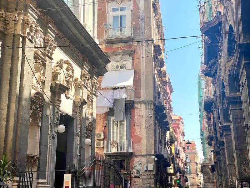 Naples: Old City Center Street Food Tour with Spritz - Ending in Piazza del Gesù Nuovo: the obelisk moment and a good last photo