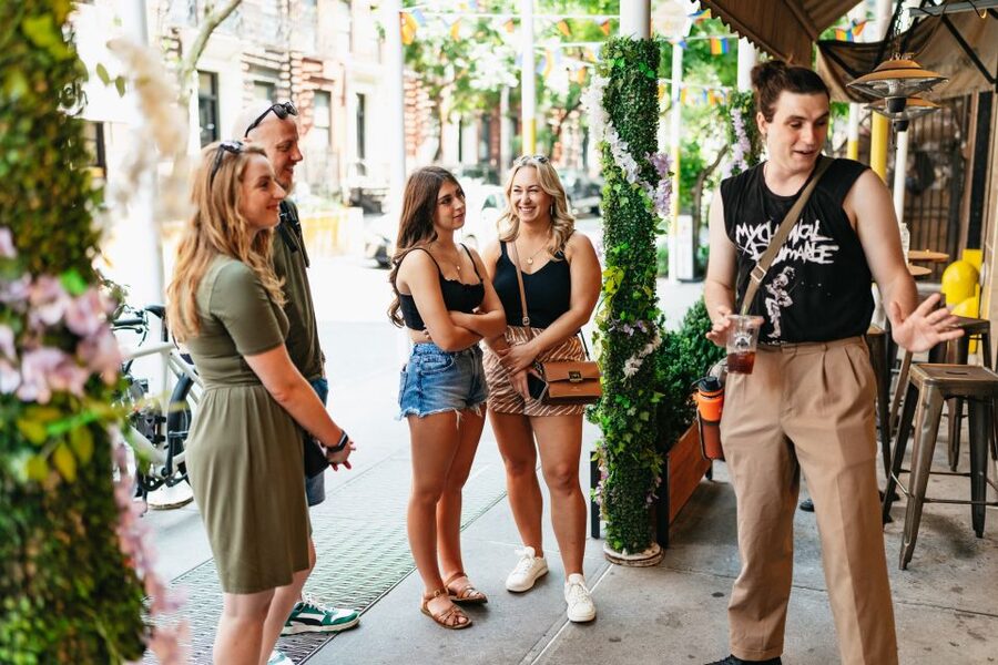 New York City's Hell's Kitchen: Walking Food Tour - Indian-spiced fusion and the cheese boat moment