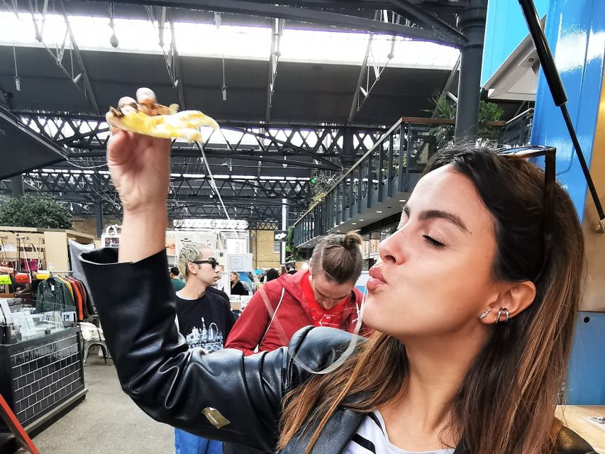 No Diet Club - Best food Tour in East London - The Spitalfields Market start: an easy first hit of East London