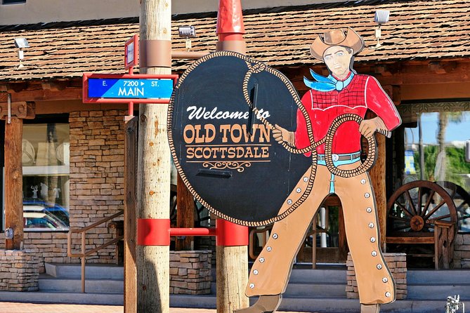 Old Town Scottsdale Food Tour -Alcohol Pkg Included! - Cien Agaves Tacos & Tequila: taco, salsa, and a frozen margarita