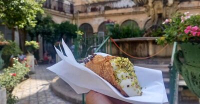 Palermo Sicilian Street Food Tour: Small Group with a Local - First Street Stop: Sesame Bread, Panelle, and Crocchè