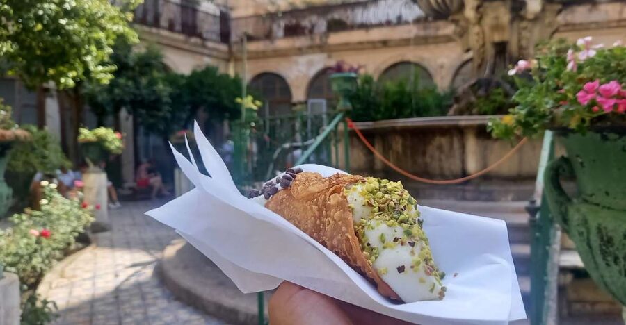 Palermo Sicilian Street Food Tour: Small Group with a Local - First Street Stop: Sesame Bread, Panelle, and Crocchè