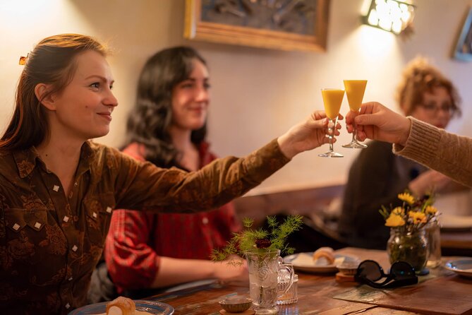 Prague by Night: Drinks & Food Tour with Eating Europe - Three Golden Stars palace dinner: goulash or svíčková with Budvar