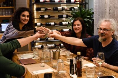 PREMIUM Semi-Private Athens Afternoon Food Tour & Wine Tasting - Syntagma Square wine tasting: four Greek wines with cheese