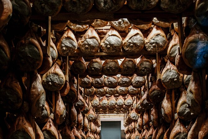Private Full Day Parma Food Tour: Parmesan Cheese, Parma Ham, Lunch, Vinegar - First Stop: Watching Parmigiano-Reggiano Age Into Character