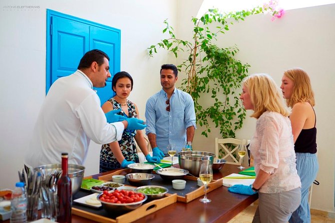 Private Santorini Cooking Class & Wine Tasting Tour - Stop 1 at Estate Argyros: The Intro to Santorini’s Style