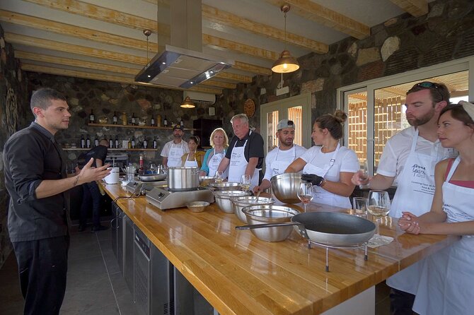Private Santorini Cooking Class & Wine Tasting Tour - The Cooking Class: Hands-On, But Think Assist-and-Learn
