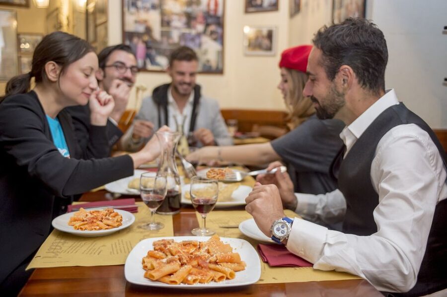 Rome: Food Tour and Wine Tasting in a Traditional Trattoria - Trastevere supper: Roman antipasto, two first courses, and two Italian wines