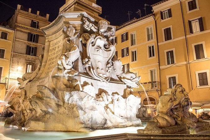 Rome Food Tour by Night in the Jewish Ghetto & Campo Marzio with Wine Tasting - Dinner near ancient ruins: the Roman main-course moment