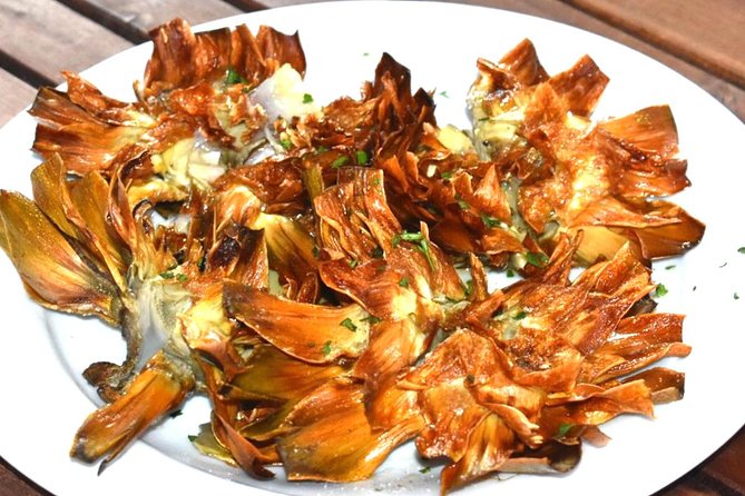 Rome Food Tour by Night in the Jewish Ghetto & Campo Marzio with Wine Tasting - The Jewish Ghetto stop: fried artichokes and why the streets matter