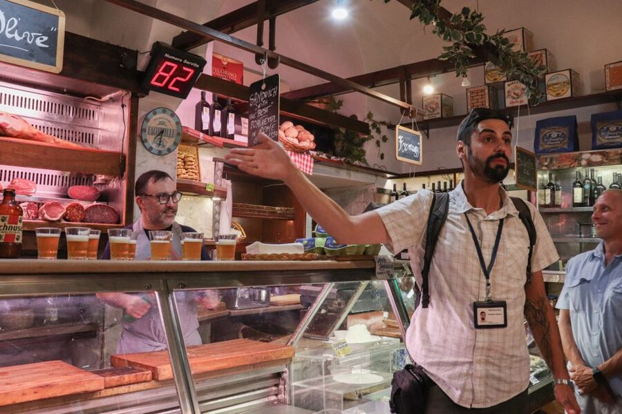 Rome: Trastevere and Campo de Fiori Food Tour - The “King of Porchetta” stop: roast pork, pizza bianca, beer
