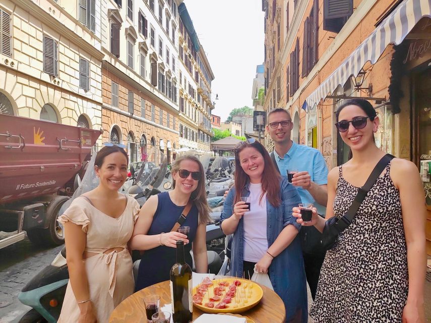 Rome: Trastevere Quarter Street Food Tour with Sightseeing - Vicolo della Renella and the first real taste: food that feels local
