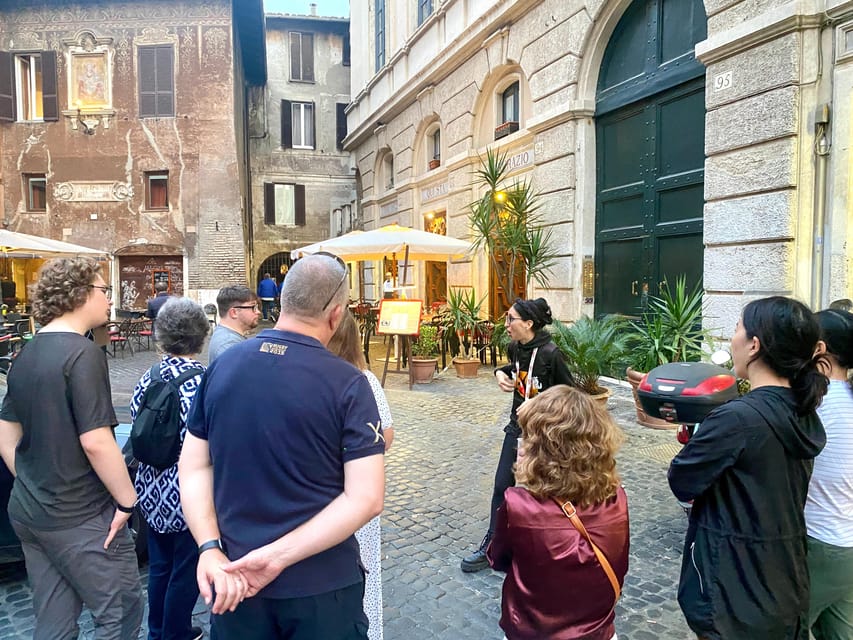 Rome: Trastevere Quarter Street Food Tour with Sightseeing - Via di San Francesco a Ripa: wine tasting with Roman street flavor