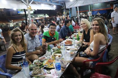Saigon After Dark Vespa Street Food Tour + Live Music 4 hours - The 4-hour game plan: you eat, you ride, you listen