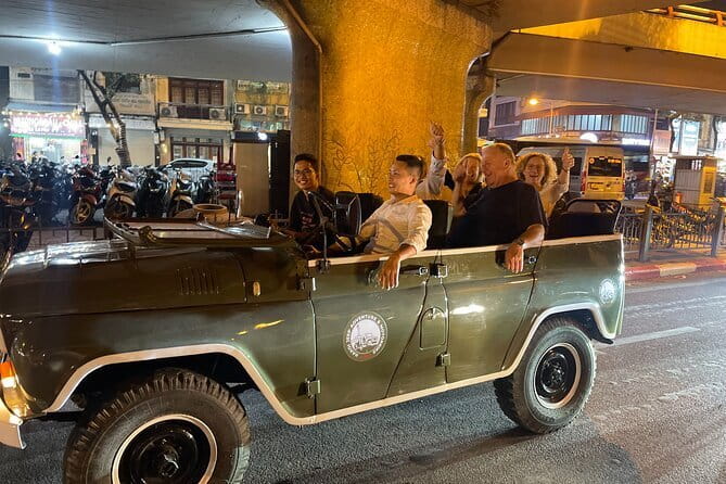 Saigon By Night Open Air Jeep Street Food Tour Experience - Meeting point near Bến Nghé: how the night loop is set up
