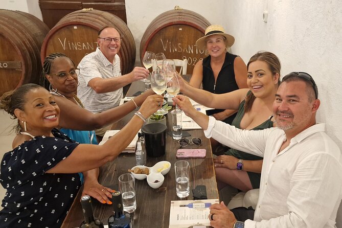 Santorini: 4hrs Small Group Wine Tasting Tour with Local Bites - Domaine Sigalas: tasting in a natural setting